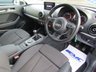 USED 2014 14 AUDI A3 1.4 TFSI SPORT 4d 139 BHP Finished in SHIRAZ RED METALLIC with contrasting SPORTS trim. This Audi A3 Saloon is a classy, high tech four-door that is also great to drive. This A3 saloon is a sleeker-looking version of the Audi A3 Sportback hatchback. Features include Sat Nav, DAB Radio, B/tooth, Alloys, &pound;30 Road Tax and much more. AUDI Dealer serviced at 17681 miles, 34701 miles, 40269 miles, 40345 (Cam Belt, tensioner and Water Pump) and recently at 48513 miles.