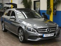 USED 2017 17 MERCEDES-BENZ C CLASS 2.0 C350 E SPORT PREMIUM PLUS 5d 208 BHP SAT NAV SUNROOF LEATHER VAT Q