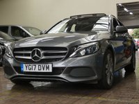 USED 2017 17 MERCEDES-BENZ C CLASS 2.0 C350 E SPORT PREMIUM PLUS 5d 208 BHP SAT NAV SUNROOF LEATHER VAT Q