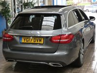 USED 2017 17 MERCEDES-BENZ C CLASS 2.0 C350 E SPORT PREMIUM PLUS 5d 208 BHP SAT NAV SUNROOF LEATHER VAT Q
