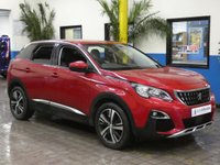 USED 2017 17 PEUGEOT 3008 1.2 PURETECH S/S ALLURE 5d 130 BHP SAT NAV 1 OWNER FSH