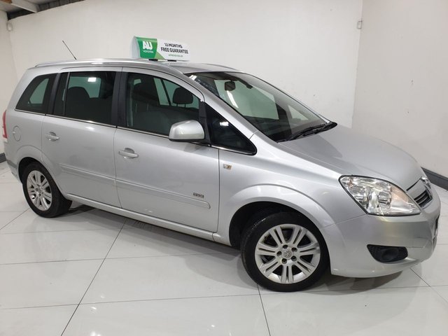 2011 11 Vauxhall Zafira 1.8 DESIGN 5d 138 BHP
