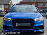 USED 2017 17 AUDI A3 2.0 S3 SPORTBACK TFSI QUATTRO BLACK EDITION 5d 306 BHP ++ 1 OWNER ++ FULL HISTORY ++ SAT NAV ++