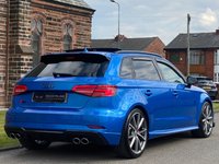 USED 2017 17 AUDI A3 2.0 S3 SPORTBACK TFSI QUATTRO BLACK EDITION 5d 306 BHP ++ 1 OWNER ++ FULL HISTORY ++ SAT NAV ++