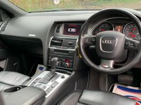 USED 2007 57 AUDI Q7 3.0 TDI QUATTRO S LINE 5d 234 BHP AUDI Q7 3.0 TDi S-Line Quattro, Automatic, Full Black Leather, Service History, 21 inch Audi 5 spoke Alloys, DVD with rear headrest screens, must be one of the cheapest Q7's around @ under &pound;7000.00