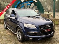 USED 2007 57 AUDI Q7 3.0 TDI QUATTRO S LINE 5d 234 BHP AUDI Q7 3.0 TDi S-Line Quattro, Automatic, Full Black Leather, Service History, 21 inch Audi 5 spoke Alloys, DVD with rear headrest screens, must be one of the cheapest Q7's around @ under &pound;7000.00