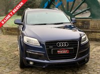 USED 2007 57 AUDI Q7 3.0 TDI QUATTRO S LINE 5d 234 BHP AUDI Q7 3.0 TDi S-Line Quattro, Automatic, Full Black Leather, Service History, 21 inch Audi 5 spoke Alloys, DVD with rear headrest screens, must be one of the cheapest Q7's around @ under &pound;7000.00
