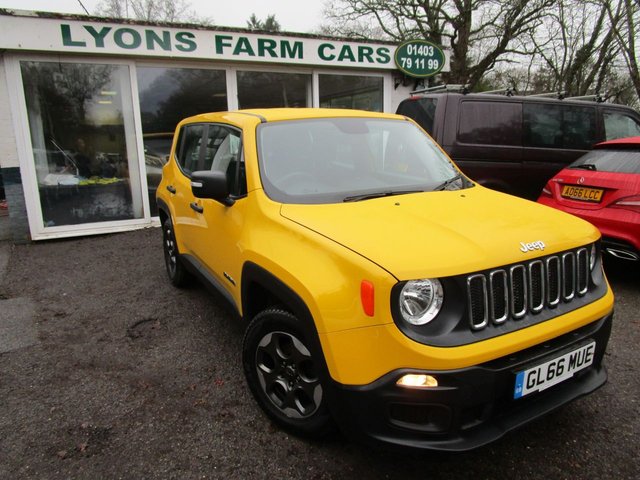 2016 66 Jeep Renegade 1.6 MULTIJET SPORT 5d 118 BHP