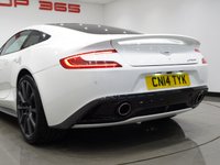 USED 2014 14 ASTON MARTIN VANQUISH 5.9 V12 (565 BHP) TOUCHTRONIC AUTO (2+2)  COUPE 2DR..CARBON..STRATUS WHITE METALLIC..BANG AND OLUFSEN..E/M/HEATED LEATHERS..RED STITCH..R/CAMERA..CERAMIC BRAKES STRATUS WHITE+CARBON+R/CAM+NAV+BANG & OLUFSEN