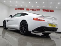 USED 2014 14 ASTON MARTIN VANQUISH 5.9 V12 (565 BHP) TOUCHTRONIC AUTO (2+2)  COUPE 2DR..CARBON..STRATUS WHITE METALLIC..BANG AND OLUFSEN..E/M/HEATED LEATHERS..RED STITCH..R/CAMERA..CERAMIC BRAKES STRATUS WHITE+CARBON+R/CAM+NAV+BANG & OLUFSEN