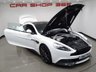 USED 2014 14 ASTON MARTIN VANQUISH 5.9 V12 (565 BHP) TOUCHTRONIC AUTO (2+2)  COUPE 2DR..CARBON..STRATUS WHITE METALLIC..BANG AND OLUFSEN..E/M/HEATED LEATHERS..RED STITCH..R/CAMERA..CERAMIC BRAKES STRATUS WHITE+CARBON+R/CAM+NAV+BANG & OLUFSEN