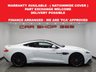 USED 2014 14 ASTON MARTIN VANQUISH 5.9 V12 (565 BHP) TOUCHTRONIC AUTO (2+2)  COUPE 2DR..CARBON..STRATUS WHITE METALLIC..BANG AND OLUFSEN..E/M/HEATED LEATHERS..RED STITCH..R/CAMERA..CERAMIC BRAKES STRATUS WHITE+CARBON+R/CAM+NAV+BANG & OLUFSEN