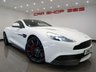 USED 2014 14 ASTON MARTIN VANQUISH 5.9 V12 (565 BHP) TOUCHTRONIC AUTO (2+2)  COUPE 2DR..CARBON..STRATUS WHITE METALLIC..BANG AND OLUFSEN..E/M/HEATED LEATHERS..RED STITCH..R/CAMERA..CERAMIC BRAKES STRATUS WHITE+CARBON+R/CAM+NAV+BANG & OLUFSEN