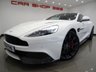 USED 2014 14 ASTON MARTIN VANQUISH 5.9 V12 (565 BHP) TOUCHTRONIC AUTO (2+2)  COUPE 2DR..CARBON..STRATUS WHITE METALLIC..BANG AND OLUFSEN..E/M/HEATED LEATHERS..RED STITCH..R/CAMERA..CERAMIC BRAKES STRATUS WHITE+CARBON+R/CAM+NAV+BANG & OLUFSEN