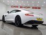 USED 2014 14 ASTON MARTIN VANQUISH 5.9 V12 (565 BHP) TOUCHTRONIC AUTO (2+2)  COUPE 2DR..CARBON..STRATUS WHITE METALLIC..BANG AND OLUFSEN..E/M/HEATED LEATHERS..RED STITCH..R/CAMERA..CERAMIC BRAKES STRATUS WHITE+CARBON+R/CAM+NAV+BANG & OLUFSEN