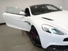 USED 2014 14 ASTON MARTIN VANQUISH 5.9 V12 (565 BHP) TOUCHTRONIC AUTO (2+2)  COUPE 2DR..CARBON..STRATUS WHITE METALLIC..BANG AND OLUFSEN..E/M/HEATED LEATHERS..RED STITCH..R/CAMERA..CERAMIC BRAKES STRATUS WHITE+CARBON+R/CAM+NAV+BANG & OLUFSEN