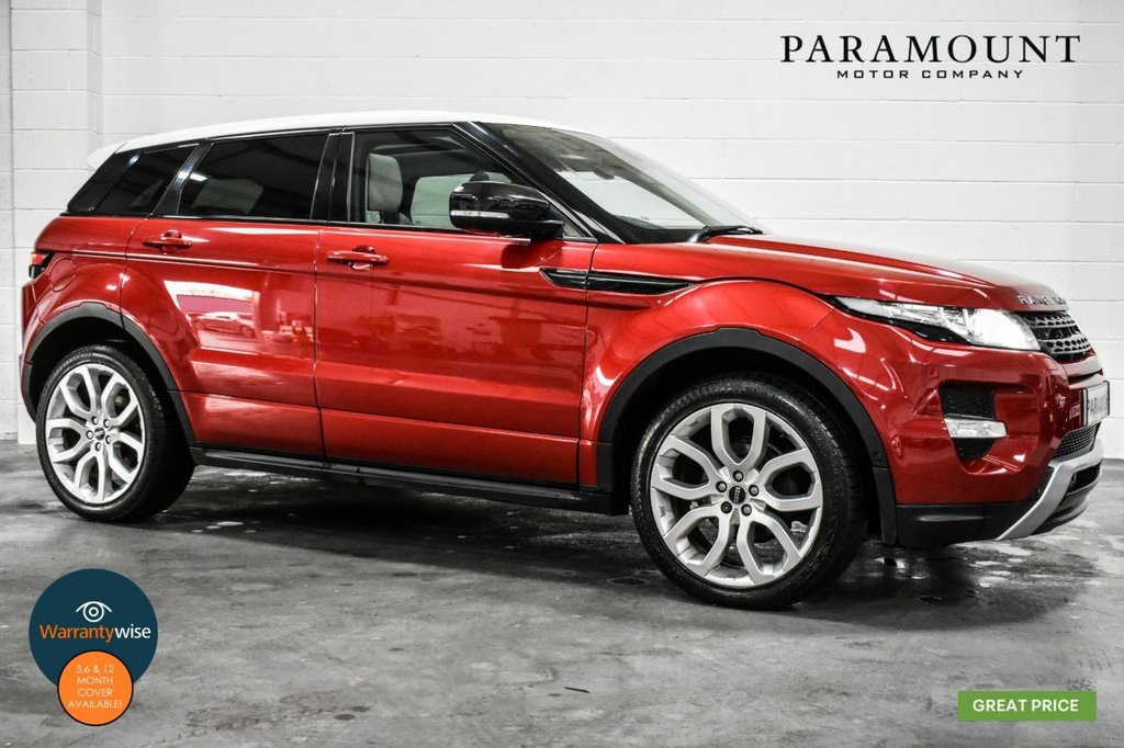 View our LAND ROVER RANGE ROVER EVOQUE