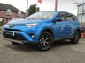 USED 2016 16 TOYOTA RAV4 2.0 D-4D ICON TSS 5d 143 BHP Finished in PHANTOIM BLUE METALLIC with Leather/Alcantara Black trim. This is a roomy family car with a spacious and well laid out interior. It also has plenty of high spec and with its adjustable rear seats makes it very versitile.  Features include Sat Nav, DAB Radio, B/Tooth, 18" Alloys, Front and rear parking sensors and much more. Dealer serviced at 15259 miles, 23559 miles and at 30726 miles. 12 Months MOT expires 19/01/2022.