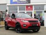 USED 2016 16 LAND ROVER DISCOVERY SPORT 2.0 TD4 HSE BLACK 5d 180 BHP Finished in FIRENZE RED MET with contrasting EBONY HEATED LEATHER SEATS. This Discovery Sport is practical, incredible off road and a comfy SUV that has 7 Seats that will swallow your family and luggage. FEATURES include Panoramic Glass Roof, Electric Rear Boot, Climate, Heated Leather Seats, Sat Nav, 20" ALLOYS, Reversing Camera, Park sensors and much more. Dealer serviced at 19745 miles and on arrival at 41789 miles. 12 Months MOT.