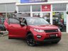 USED 2016 16 LAND ROVER DISCOVERY SPORT 2.0 TD4 HSE BLACK 5d 180 BHP Finished in FIRENZE RED MET with contrasting EBONY HEATED LEATHER SEATS. This Discovery Sport is practical, incredible off road and a comfy SUV that has 7 Seats that will swallow your family and luggage. FEATURES include Panoramic Glass Roof, Electric Rear Boot, Climate, Heated Leather Seats, Sat Nav, 20" ALLOYS, Reversing Camera, Park sensors and much more. Dealer serviced at 19745 miles and on arrival at 41789 miles. 12 Months MOT.