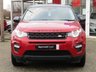 USED 2016 16 LAND ROVER DISCOVERY SPORT 2.0 TD4 HSE BLACK 5d 180 BHP Finished in FIRENZE RED MET with contrasting EBONY HEATED LEATHER SEATS. This Discovery Sport is practical, incredible off road and a comfy SUV that has 7 Seats that will swallow your family and luggage. FEATURES include Panoramic Glass Roof, Electric Rear Boot, Climate, Heated Leather Seats, Sat Nav, 20" ALLOYS, Reversing Camera, Park sensors and much more. Dealer serviced at 19745 miles and on arrival at 41789 miles. 12 Months MOT.