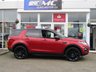 USED 2016 16 LAND ROVER DISCOVERY SPORT 2.0 TD4 HSE BLACK 5d 180 BHP Finished in FIRENZE RED MET with contrasting EBONY HEATED LEATHER SEATS. This Discovery Sport is practical, incredible off road and a comfy SUV that has 7 Seats that will swallow your family and luggage. FEATURES include Panoramic Glass Roof, Electric Rear Boot, Climate, Heated Leather Seats, Sat Nav, 20" ALLOYS, Reversing Camera, Park sensors and much more. Dealer serviced at 19745 miles and on arrival at 41789 miles. 12 Months MOT.