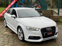 USED 2016 16 AUDI A3 1.6 TDI QUATTRO SPORT NAV 4d 109 BHP 1 PRIVATE OWNER A3 SPORT-NAV TDi 4DR SALOON ONLY 20,776 MILES FROM BRQAND NEW !!!! FINISHED IN GLACIER WHITE WITH GREY ALCANTARA/LEATHER
