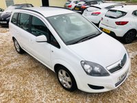 USED 2014 14 VAUXHALL ZAFIRA 1.8 EXCLUSIV 5d 120 BHP Low Mileage 7 Seater with Service History