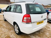 USED 2014 14 VAUXHALL ZAFIRA 1.8 EXCLUSIV 5d 120 BHP Low Mileage 7 Seater with Service History
