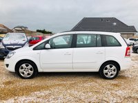 USED 2014 14 VAUXHALL ZAFIRA 1.8 EXCLUSIV 5d 120 BHP Low Mileage 7 Seater with Service History