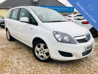 USED 2014 14 VAUXHALL ZAFIRA 1.8 EXCLUSIV 5d 120 BHP Low Mileage 7 Seater with Service History