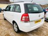 USED 2014 14 VAUXHALL ZAFIRA 1.8 EXCLUSIV 5d 120 BHP Low Mileage 7 Seater with Service History