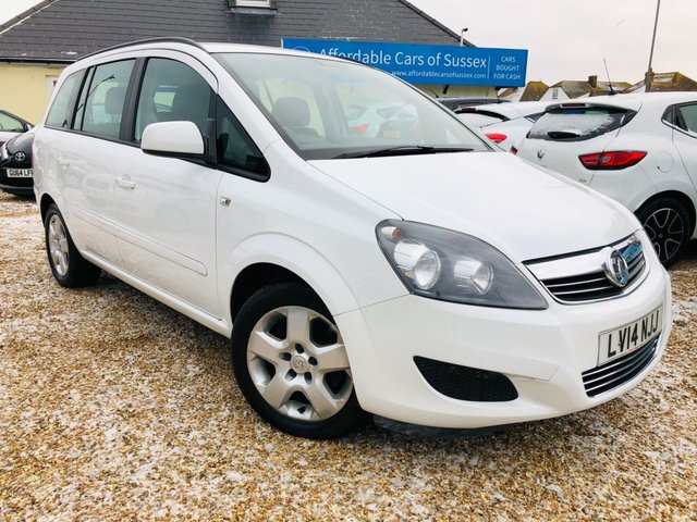 2014 14 Vauxhall Zafira 1.8 EXCLUSIV 5d 120 BHP