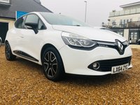USED 2014 64 RENAULT CLIO 0.9 DYNAMIQUE MEDIANAV ENERGY TCE S/S 5d 90 BHP Stunning in White with Sat Nav and 5 doors