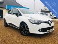 USED 2014 64 RENAULT CLIO 0.9 DYNAMIQUE MEDIANAV ENERGY TCE S/S 5d 90 BHP Stunning in White with Sat Nav and 5 doors
