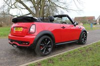 USED 2015 15 MINI CONVERTIBLE 1.6 COOPER S 2d 184 BHP BLACK TRIM, JCW S.WHEEL, CHILI