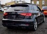 USED 2018 18 AUDI S3 2.0 S3 SPORTBACK TFSI QUATTRO BLACK EDITION 5d 306 BHP CRYSTAL PANTHER BLACK