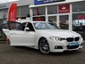 USED 2014 64 BMW 3 SERIES 3.0 330D M SPORT 4d 255 BHP Finished in ARCTIC WHITE with contrasting FULL BLACK LEATHER INTERIOR. This Popular BMW 3 Series still retains its striking looks and together with its performance and economy makes it a perfect family auto saloon. Features include PRO SAT NAV, DAB, Harman Kardon, Full Leather, Park Sensors, Cruise, Upgraded 19" Alloys and much more. BMW Dealer serviced at 15187 miles, 31569 miles, 38241 miles (Brake Fluid Service), 47861 miles and at 56005 miles.