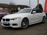 USED 2014 64 BMW 3 SERIES 3.0 330D M SPORT 4d 255 BHP Finished in ARCTIC WHITE with contrasting FULL BLACK LEATHER INTERIOR. This Popular BMW 3 Series still retains its striking looks and together with its performance and economy makes it a perfect family auto saloon. Features include PRO SAT NAV, DAB, Harman Kardon, Full Leather, Park Sensors, Cruise, Upgraded 19" Alloys and much more. BMW Dealer serviced at 15187 miles, 31569 miles, 38241 miles (Brake Fluid Service), 47861 miles and at 56005 miles.
