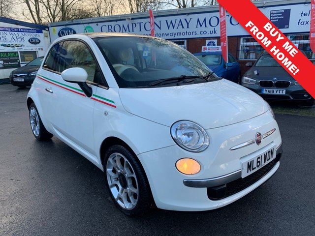 2012 61 FIAT 500 1.2 LOUNGE 3d 69 BHP