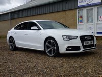 USED 2015 64 AUDI A5 2.0 SPORTBACK TDI BLACK EDITION S/S 5d 175 BHP www.suffolkcarcentre.co.uk - Located at Reydon