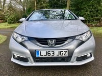 USED 2013 63 HONDA CIVIC 1.8 I-VTEC ES 5d 140 BHP. ONLY 6,600 MILES//REVERSING CAMERA//PRE-REG +1 LADY OWNER//X5 HONDA SERVICE STAMPS 1 RETIRED LOCAL LADY + HONDA UK PRE REG // FULLY HONDA SERVICED \\ ONLY 6,600 MILES