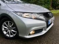 USED 2013 63 HONDA CIVIC 1.8 I-VTEC ES 5d 140 BHP. ONLY 6,600 MILES//REVERSING CAMERA//PRE-REG +1 LADY OWNER//X5 HONDA SERVICE STAMPS 1 RETIRED LOCAL LADY + HONDA UK PRE REG // FULLY HONDA SERVICED \\ ONLY 6,600 MILES