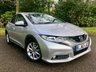 USED 2013 63 HONDA CIVIC 1.8 I-VTEC ES 5d 140 BHP. ONLY 6,600 MILES//REVERSING CAMERA//PRE-REG +1 LADY OWNER//X5 HONDA SERVICE STAMPS 1 RETIRED LOCAL LADY + HONDA UK PRE REG // FULLY HONDA SERVICED \\ ONLY 6,600 MILES