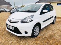USED 2013 63 TOYOTA AYGO 1.0 VVT-I MOVE 5d 68 BHP Low mileage 5 door petrol with FSH and in built Sat Nav