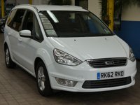 USED 2012 62 FORD GALAXY 1.6 ZETEC TDCI 5d 115 BHP 2 OWNERS EXCELLENT SERVICE HISTORY 3 MONTHS WARRANTY