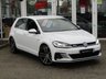 USED 2017 67 VOLKSWAGEN GOLF 2.0 GTD TDI DSG 5d 182 BHP Finished in PURE WHITE with contrasting GREY sports interior. This is a 1 Owner classic HOT HATCH. Comes with LED run Lights, Virtual Dash, SAT NAV, DAB, Apple Car Play, B/Tooth, 19" ALLOYS, Cruise, Power Folding Mirrors and Park Sensors. Performance as the name suggests is very lively and makes an Ideal quick Family Hatch. Dealer serviced at 22942 miles, 33610 miles and at 50839 miles.