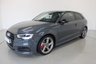 USED 2017 17 AUDI S3 2.0 TFSI QUATTRO BLACK EDITION 3d AUTO-2 OWNER CAR-HEATED BLACK LEATHER-BLUETOOTH-CRUISE CONTROL-SATNAV-PARKING SENSORS-DAB RADIO-18