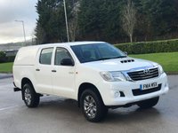 USED 2014 14 TOYOTA HI-LUX 2.5 ACTIVE 4X4 D-4D DCB 142 BHP NO VAT ** CHOICES OF 4X4 IN STOCK !