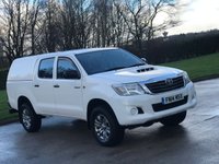 USED 2014 14 TOYOTA HI-LUX 2.5 ACTIVE 4X4 D-4D DCB 142 BHP NO VAT ** CHOICES OF 4X4 IN STOCK !